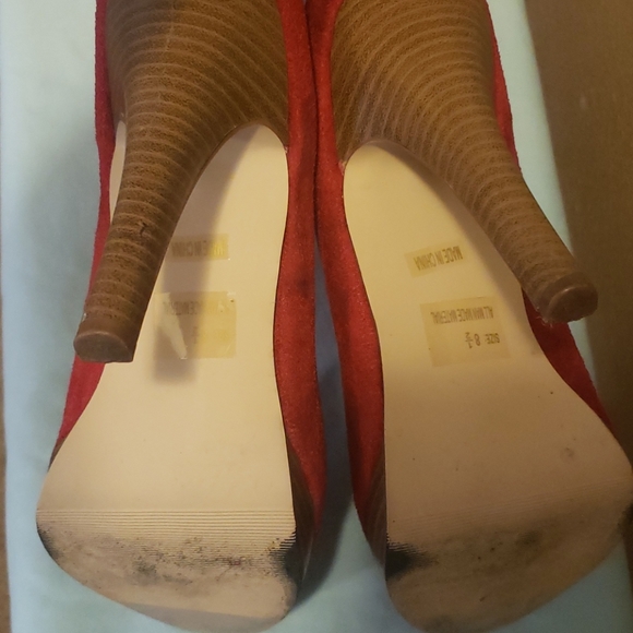 Top Moda Faux Suede Ankle Boots - Picture 4 of 7